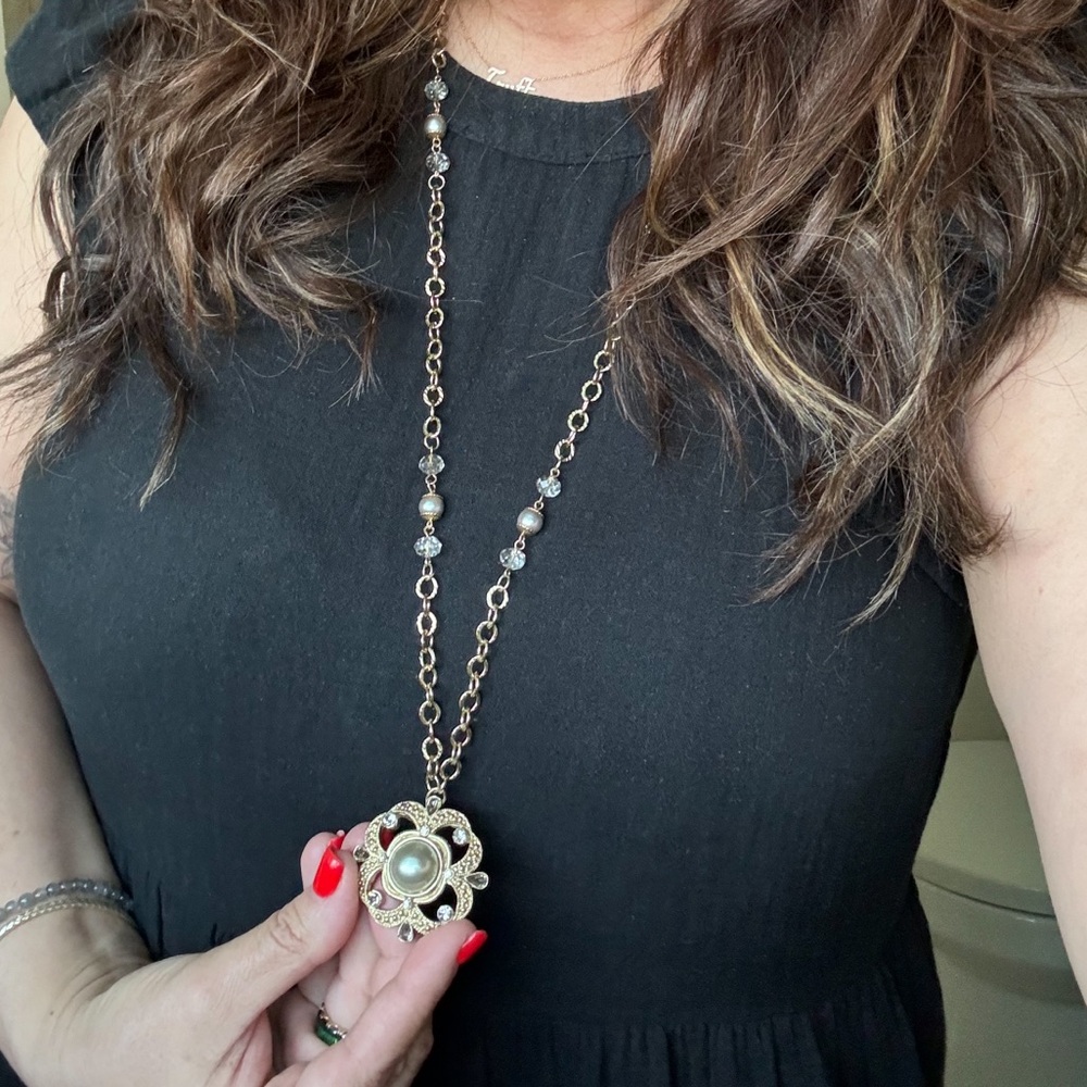 1928 Gold-Tone | Pendant Necklace